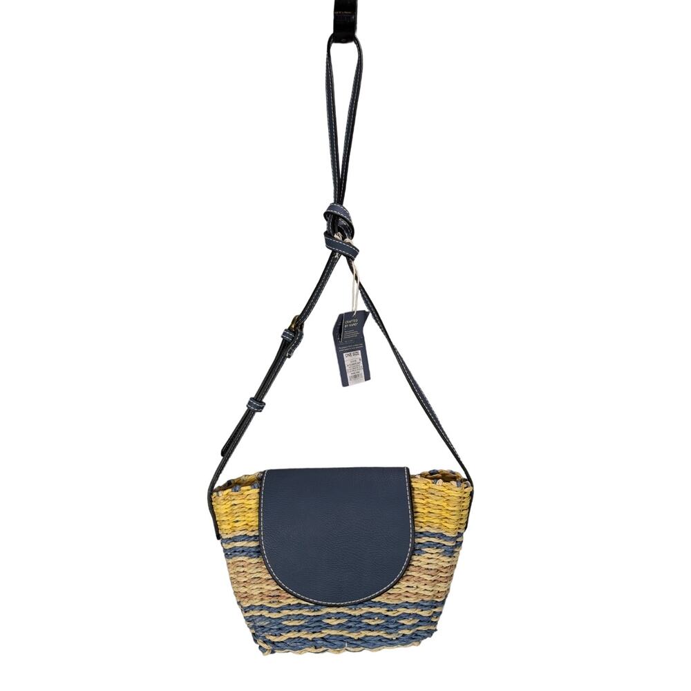 Universal Thread Purse Womens Basket Weave Woven Shoulder Crossbody festival